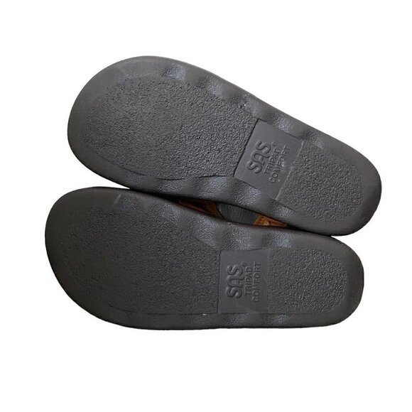 SAS Tripad Comfort Brown Leather Slingback Buckle Sandals Women’s Size US 5 M - Picture 6 of 9